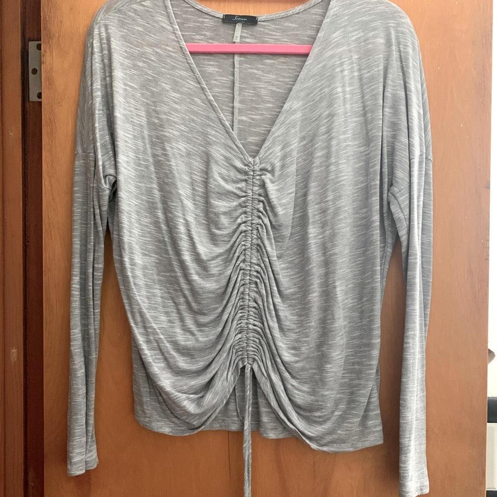 Tie front shirt